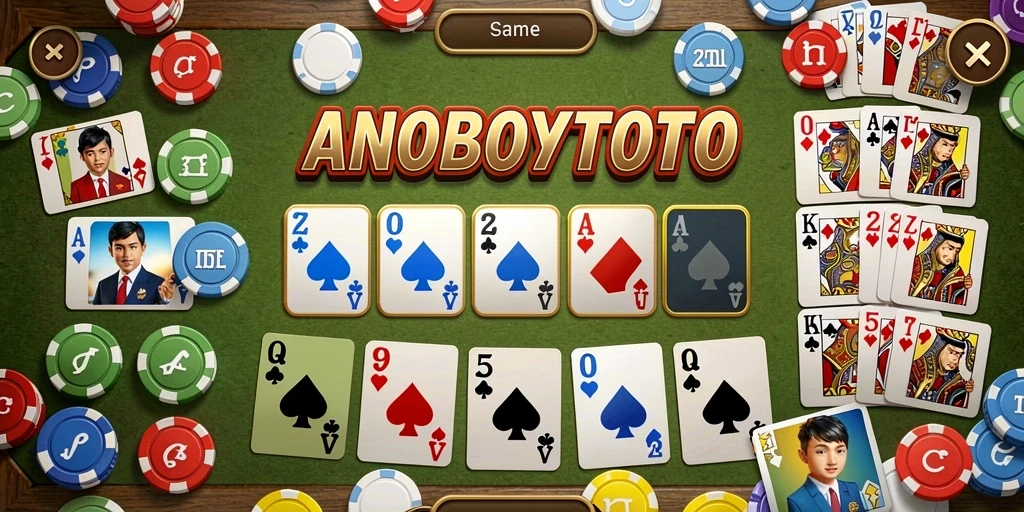 Tampilan gameplay ANOBOYTOTO yang seru saat bermain Gaple.