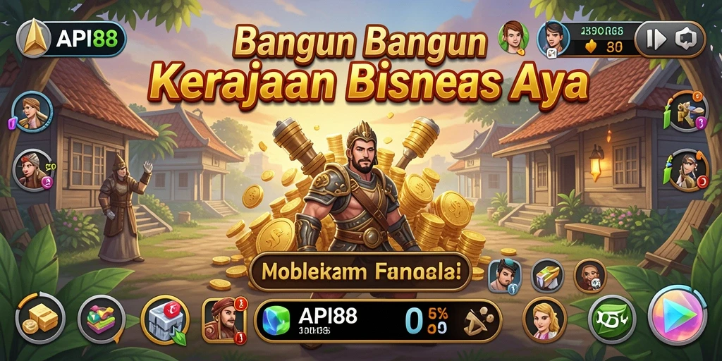 Tampilan gameplay Tycoon yang memukau dan interaktif.