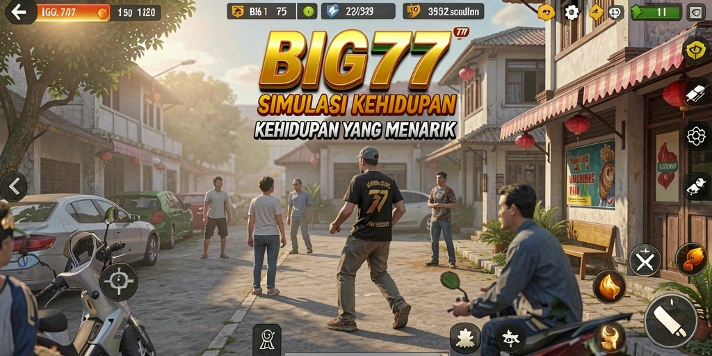 Tampilan gameplay BIG77 yang memukau dengan interaksi realistis.