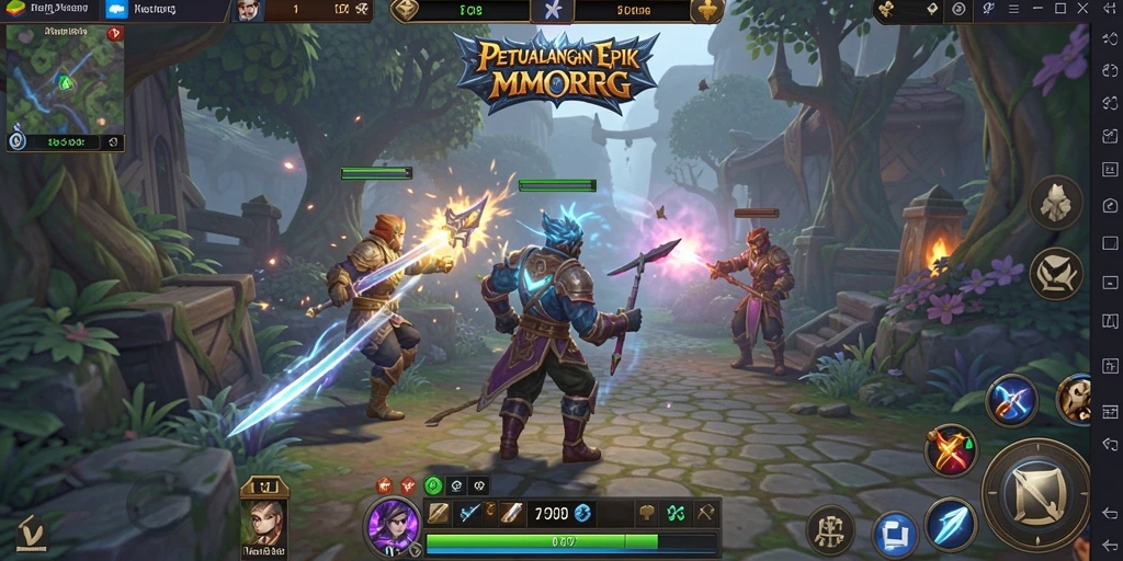 Tampilan gameplay <strong>FO8</strong> yang memukau dan interaktif dalam dunia MMORPG.