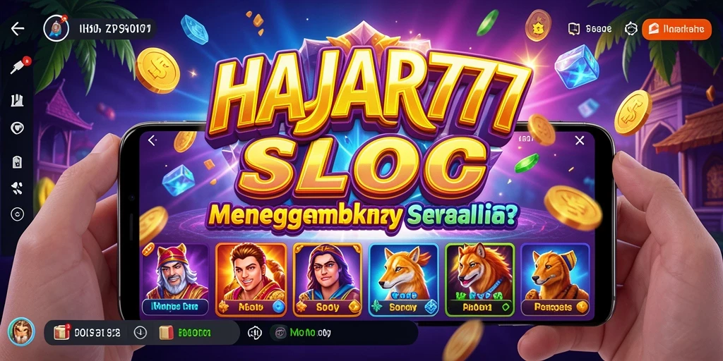 Tampilan gameplay Slot yang menakjubkan di HAJAR777.