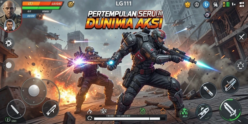 Tangkapan layar mendebarkan dari gameplay aksi LG111.