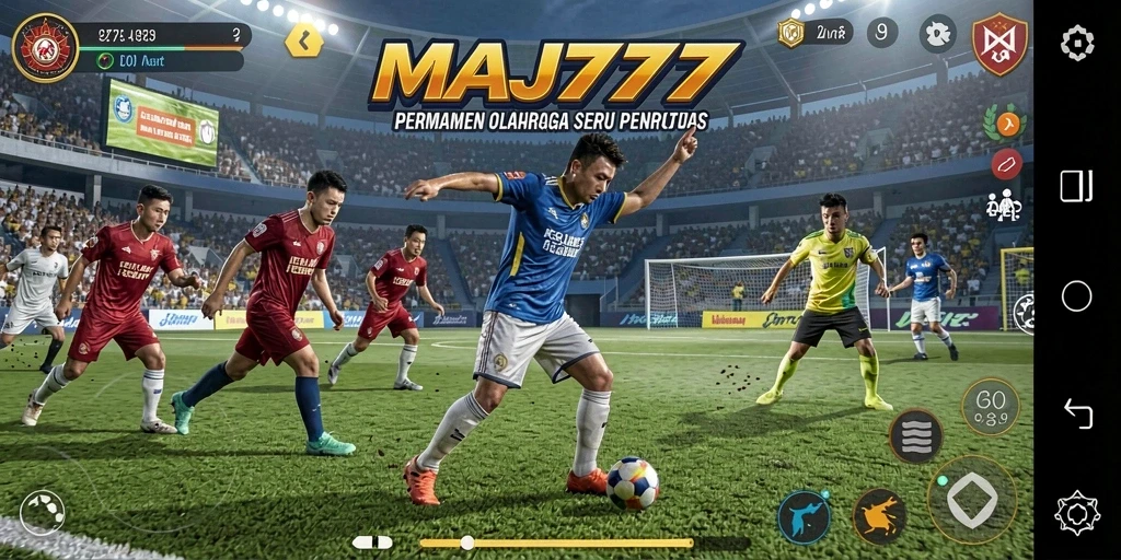 Tampilan gameplay seru di MAJ777 dengan aksi olahraga yang menarik.