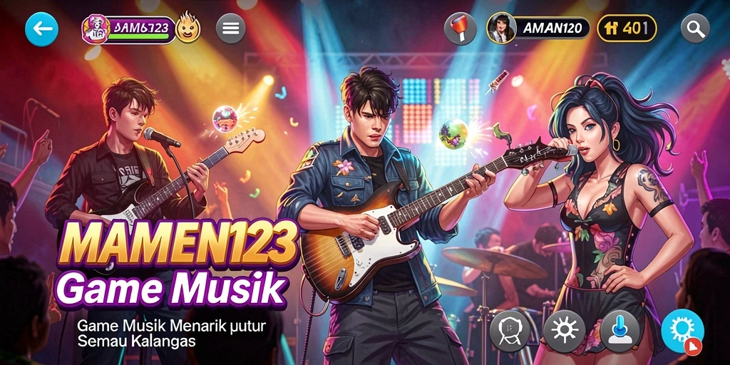 Screenshot MAMEN123 menampilkan gameplay seru dan interaktif.