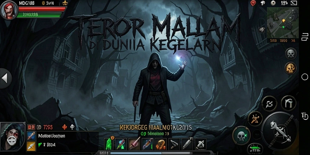 Tangkapan layar MDG188 menampilkan suasana mencekam dalam gameplay horror.