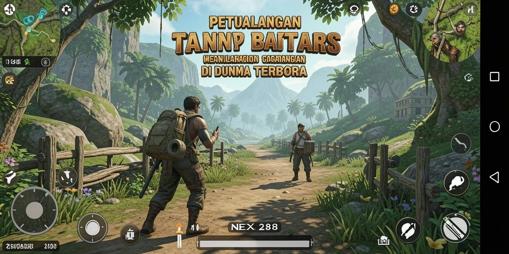 Tampilan gameplay NEX288 yang menarik dalam dunia terbuka.