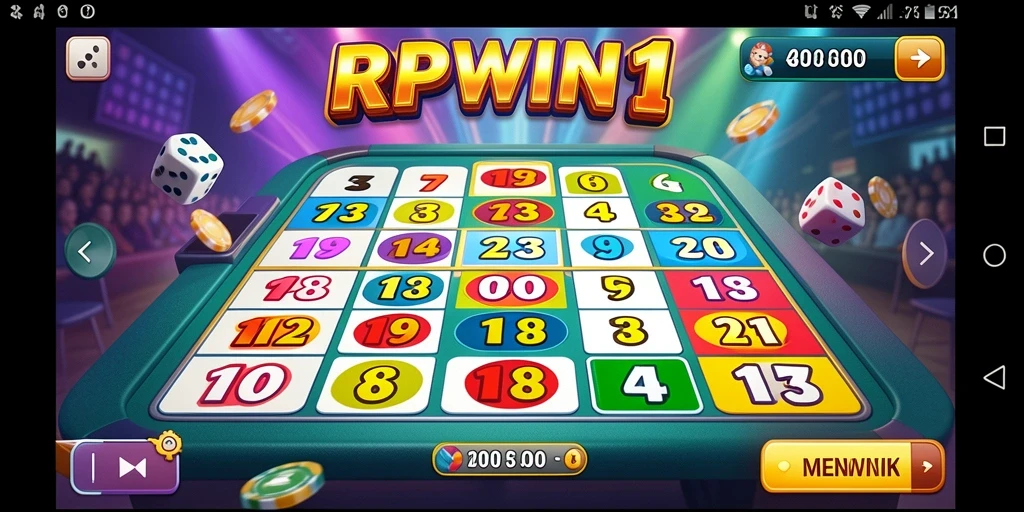 Tangkapan layar menunjukkan gameplay Bingo yang seru dan interaktif.