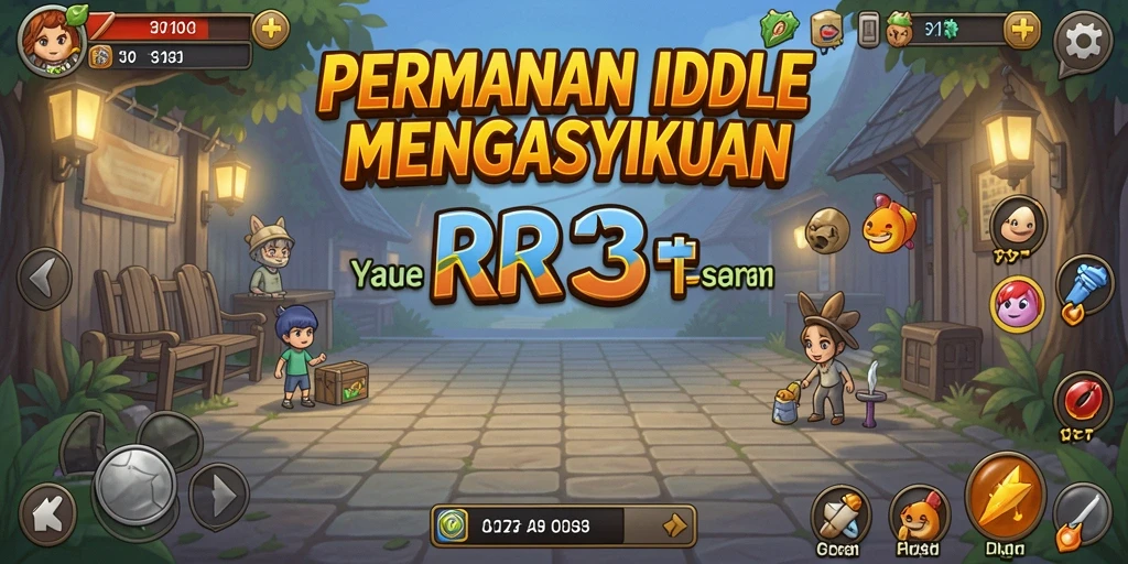 Screenshot gameplay RR33 yang menunjukkan aksi Idle yang menarik.