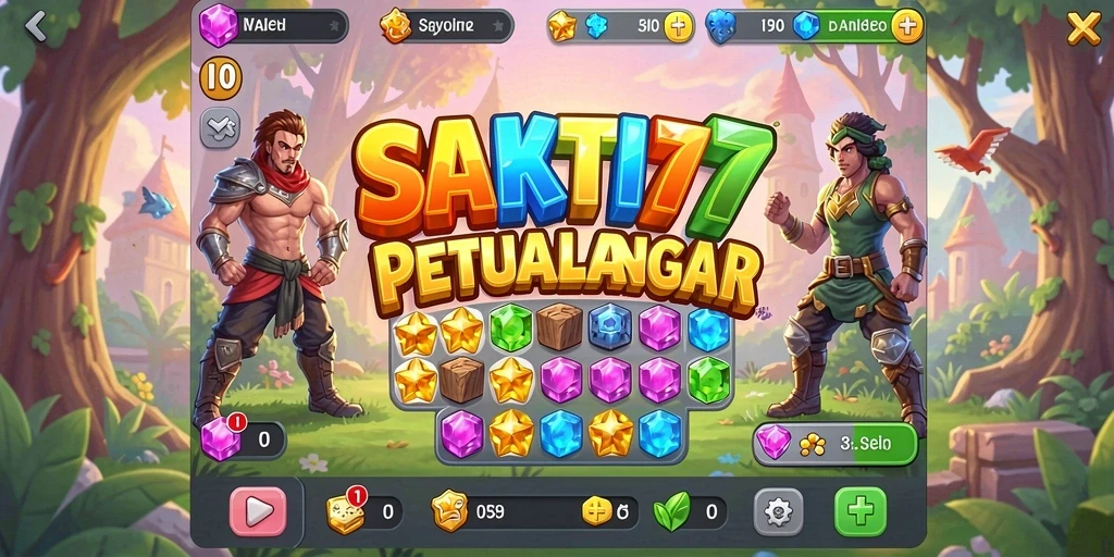 Gameplay seru dan penuh warna dalam SAKTI77.