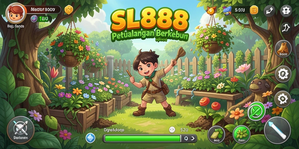 Gameplay menarik dari <strong>SL888</strong> yang menampilkan berkebun seru dan interaksi sosial.