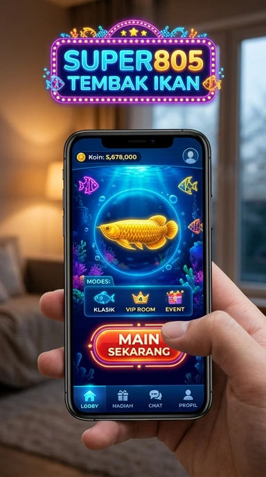 Tampilan antarmuka pengguna super805 yang nyaman.